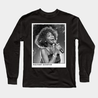 Vintage Classic Whitney Houston Singer Long Sleeve T-Shirt